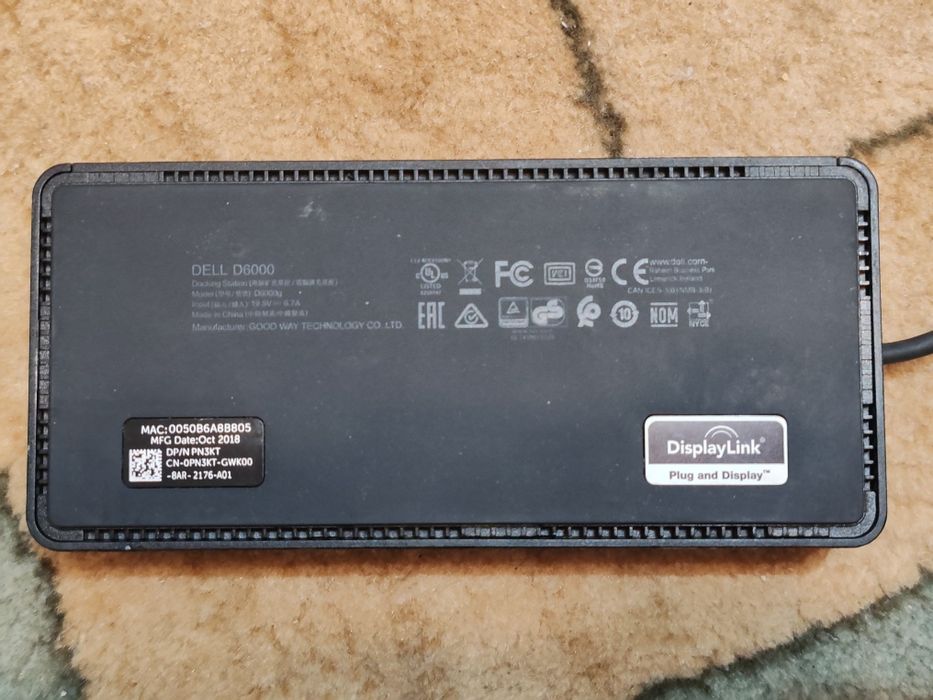 Dell D6000 docking station