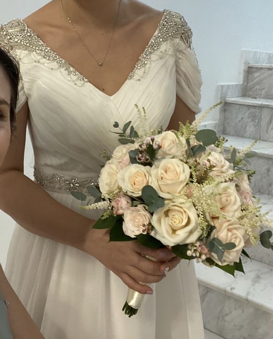 Rochie de mireasa LMT din matase naturala