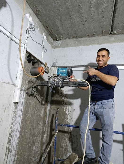 Алмазный бурения beton teshish