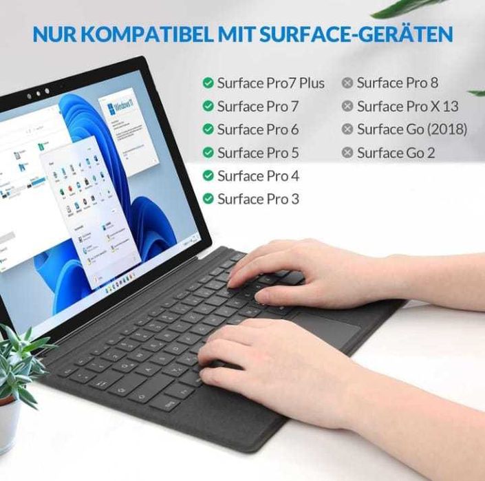 Tastatură Rii Surface pt Surface Pro 7 Pl/Pro 7 / Pro 6 / Pro 5 / Pro4
