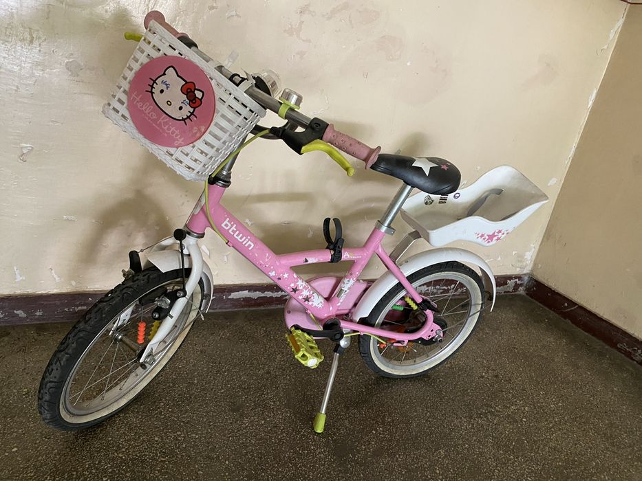 Vand bicicleta BTWIN fete model Hello Kitty
