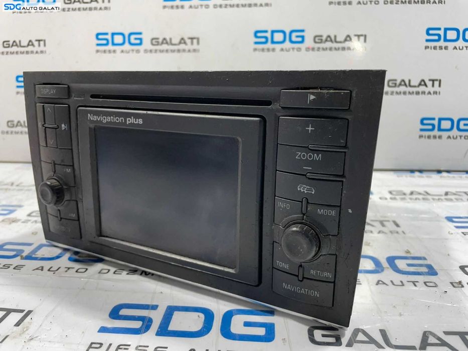 Radio CD Player Navigatie Mare Navigatie Plus Audi A4 B7 2004 - 2008 Cod 8E0035192B 8618842961 [L4699]