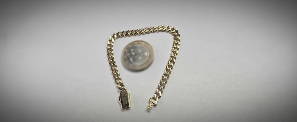Златна гривна 4.91 гр/14к - 16.5 см