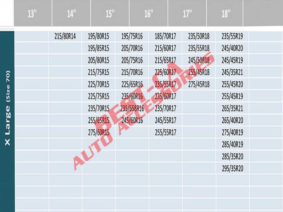 Комплект (2бр) 3D текстилни вериги за сняг 100% сцепление S,M,L,XL,XXL