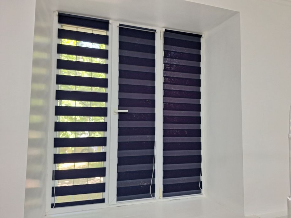 Ролл шторы "День и ночь" на заказ. Замер Бесплатно