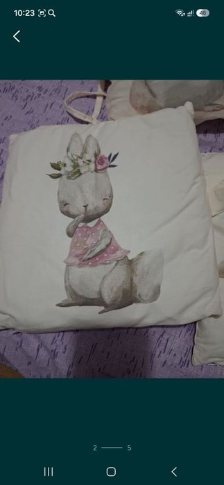 Бортики для детской кроватки