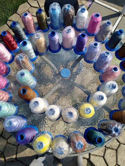 30 conuri ață de 60 pentru piele