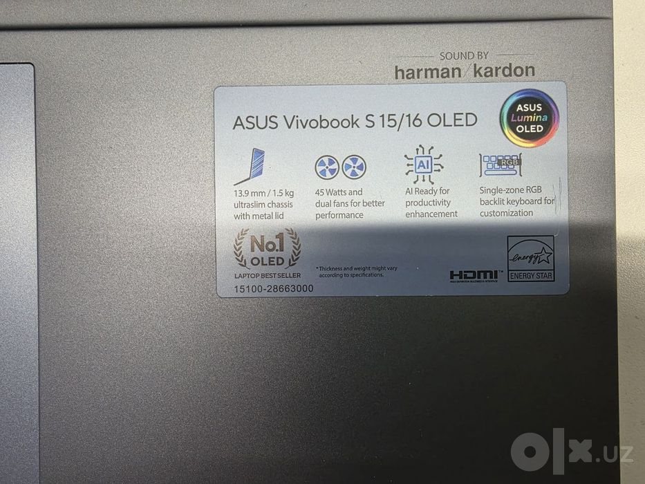 Asus Vivobook S 15/16 Oled