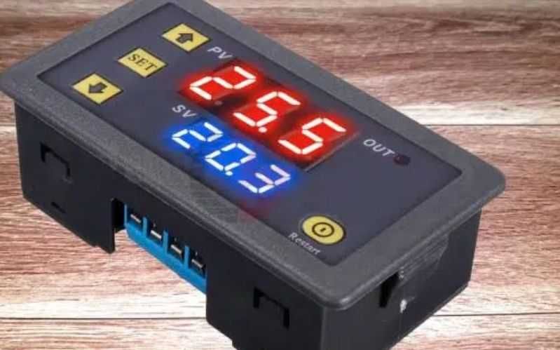 Releu timp timer temporizator regabil ciclic centrala peleti 12 / 220V