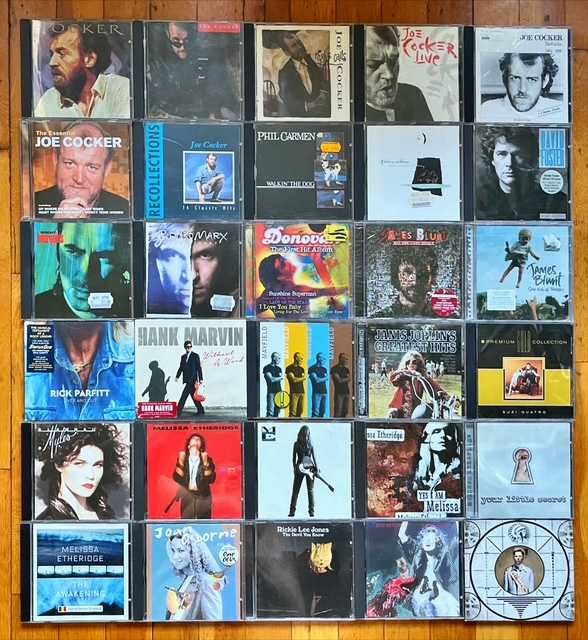 Lot CD orig. rock: Adams, M. Loaf, Elvis, Cohen, Reed, Cocker, Kravitz
