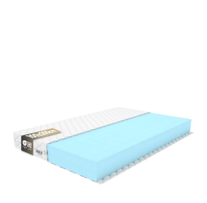 Saltea Hipoalergenica REM-Sen Simple, 100x200x10 cm, cu spuma MidCell, reversibila, husa lavabila, Certificat Oeko-Tex, fermitate H4 (ferma)