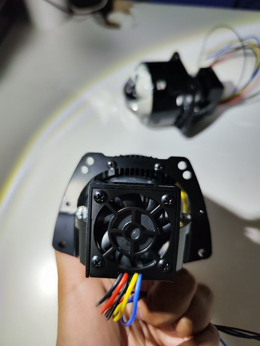 Set 2 lupe biled LASER 3 inch 6000k, 24-36k Lumeni, 150/225W, 12V