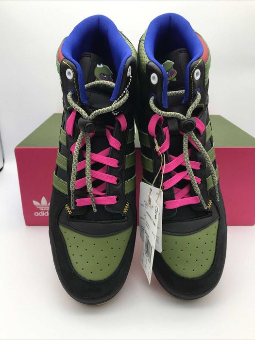 Оригинални  маратонки * ADIDAS FORUM Frogboy by Hebru Brantley * EU46