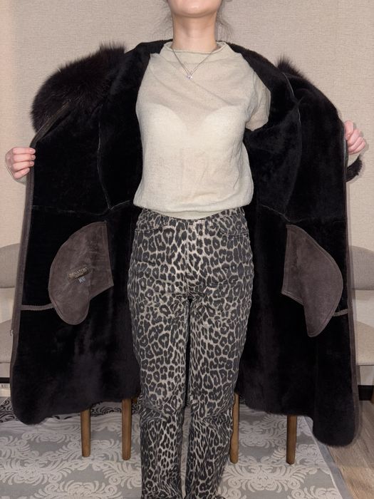 Дубленка удлененная  на 42-44р