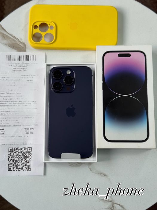  iPhone 14pro 5G 512gb ru/a EAC deep purple в идеальном состоянии
