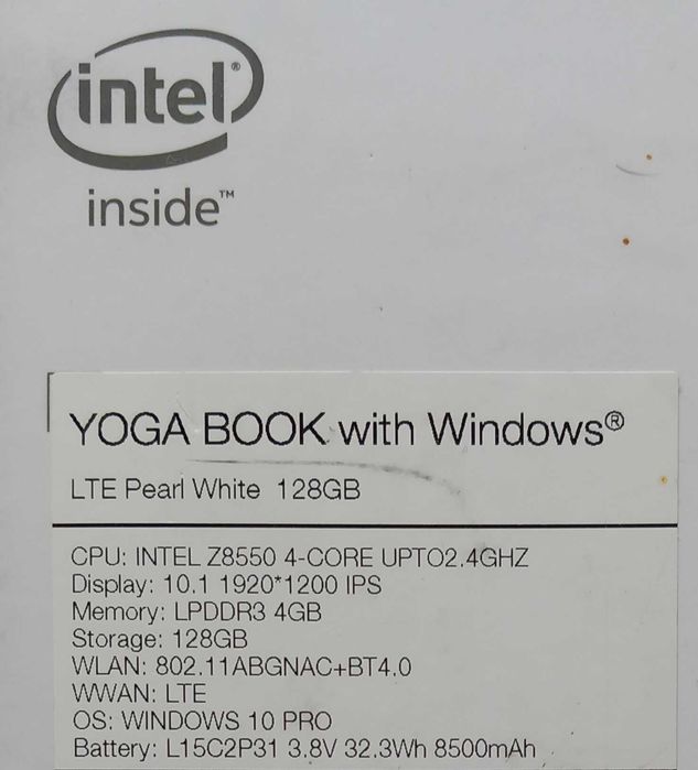 vand Laptop 2 in 1 Lenovo YogaBook + cutie + accesorii originale