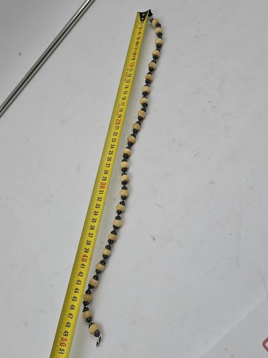 Coliere argint si os