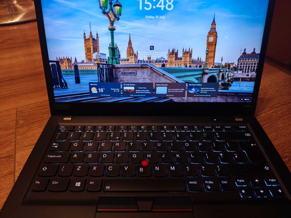 Лаптоп Lenovo Thinkpad T490s 16gb DDR4 RAM, 512GB NVME SSD, TOUCHSCREEN