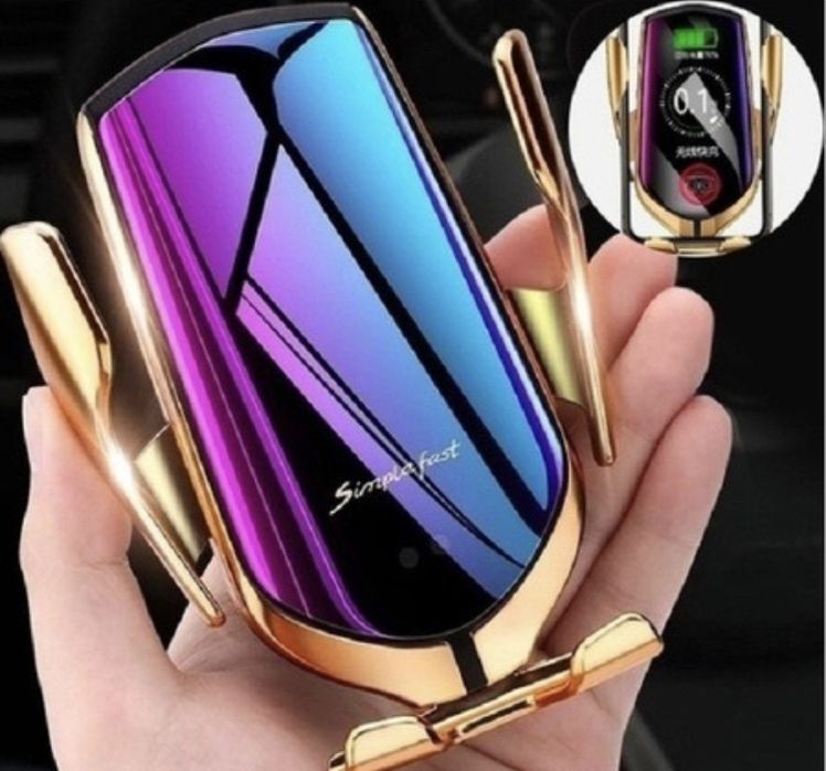 Suport auto wireless inteligent pentru telefonul mobil