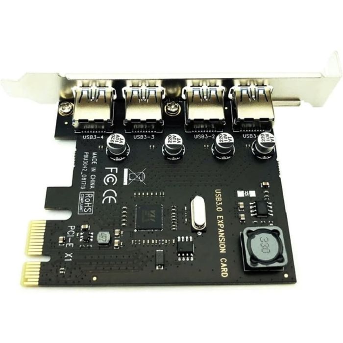 Adaptor PCI-Express PCEU, 4x USB 3.2 Jenous