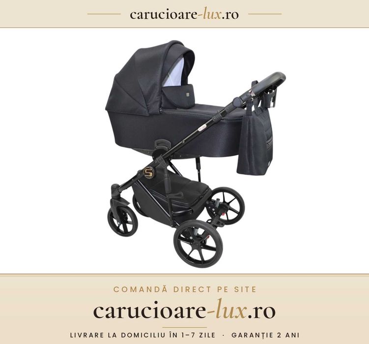 Cărucior 4 în 1 Sojan Stilo Standard Gri Antracit – carucioare-lux.ro