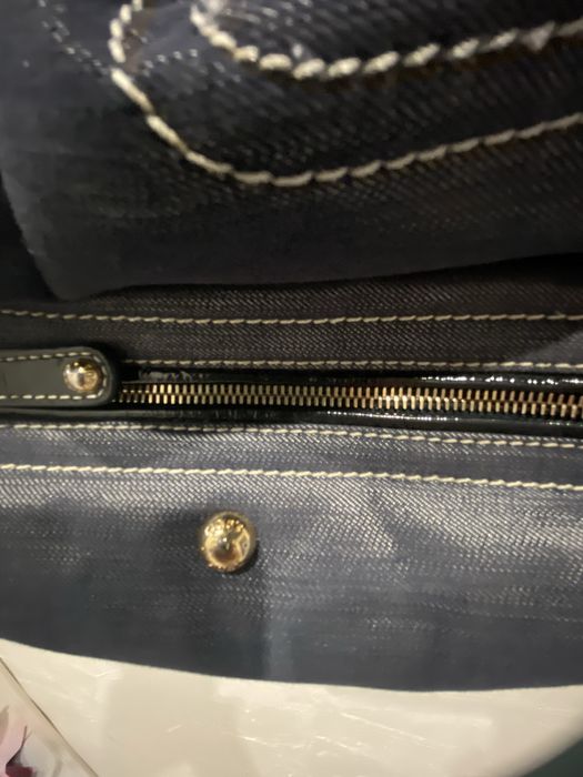 Оригинална чанта Tods деним