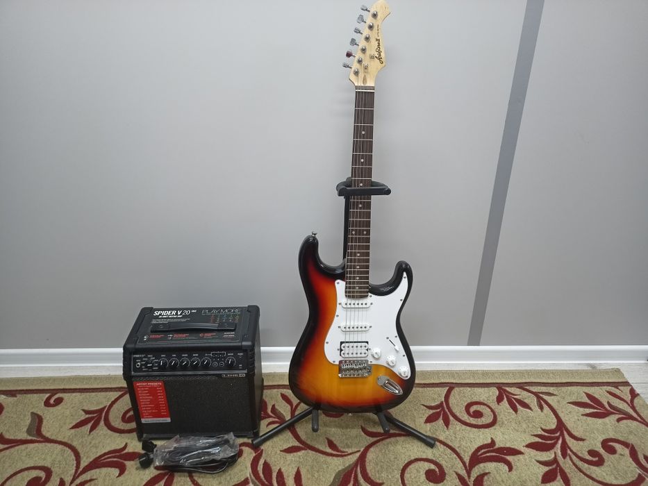 Электро гитара и комби усилитель
