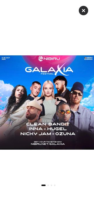 Bilet Galaxia Festival GA , NIBIRU