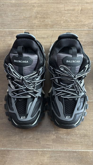 Balenciaga Track Gri Alb Negru