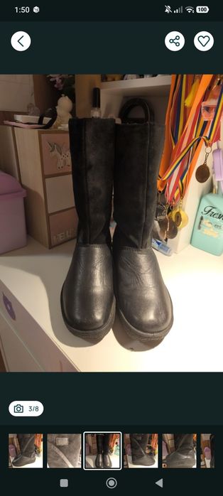 Cizme iarna ECCO piele naturala 36