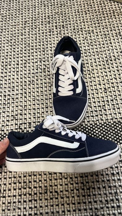 кеды Vans синего цвета