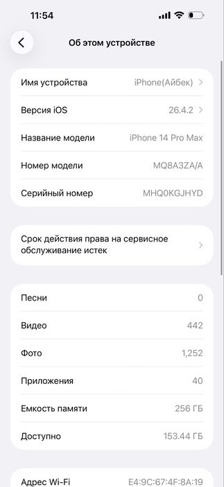 СРОЧНО! Продается Iphone 14 Pro Max 256GB!