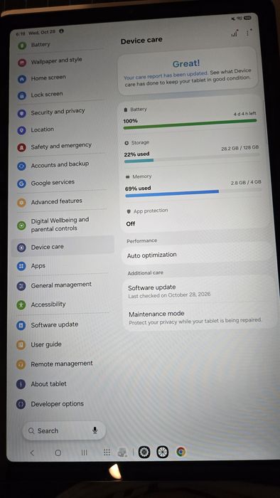 Tableta Samsung S6 Lite 2024
