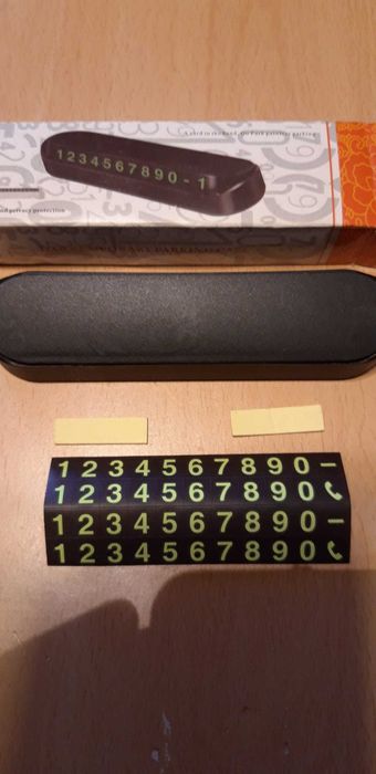 Suport număr telefon pentru pus in geam