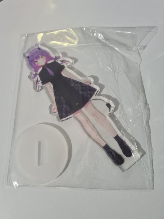 Purple haired demon girl acrylic standee
