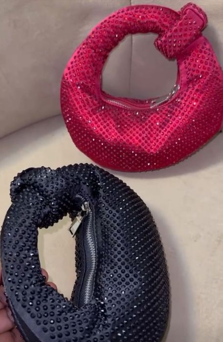 Мини чанта с камъни