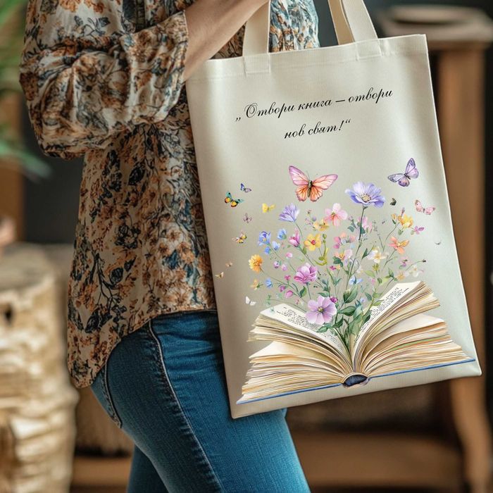 Ежедневна модерна Арт чаната "Книги"