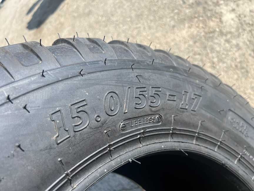 Cauciucuri marca BKT 15.0/55-17 noi pentru remorca cu 14 pliuri