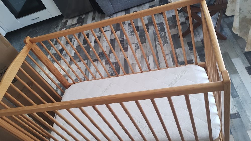 Бебешка кошара Arbor 120x60cm. с матрак