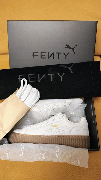 Puma x Fenty Rihhana Creeper Phatty Nubuck White