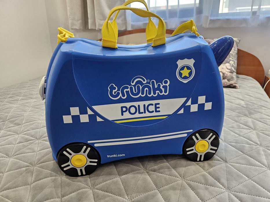 Детски Куфар Percy Police Car Trunki неизползван