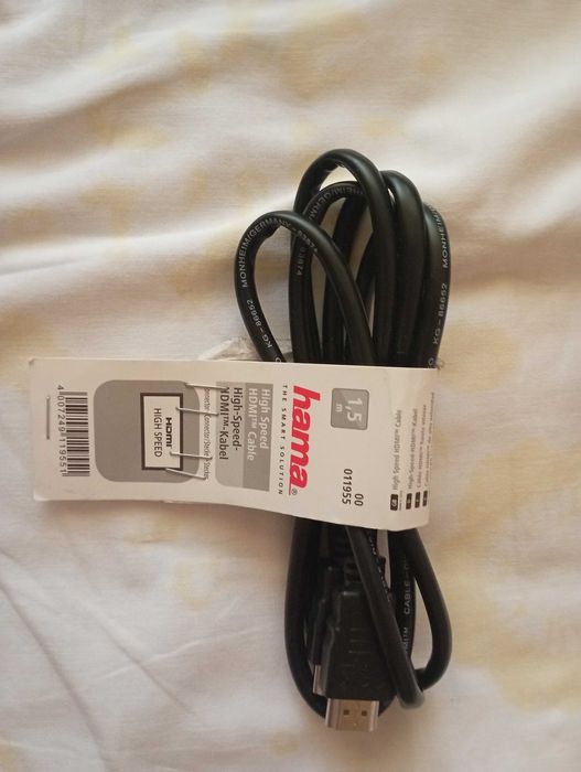Cablu Hama Standard HDMI ,Lungime
1,5 m ,nou cu eticheta