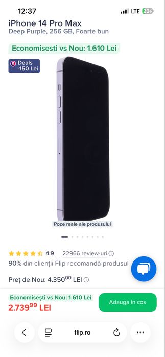 De vânzare IPhone 14 Pro Max