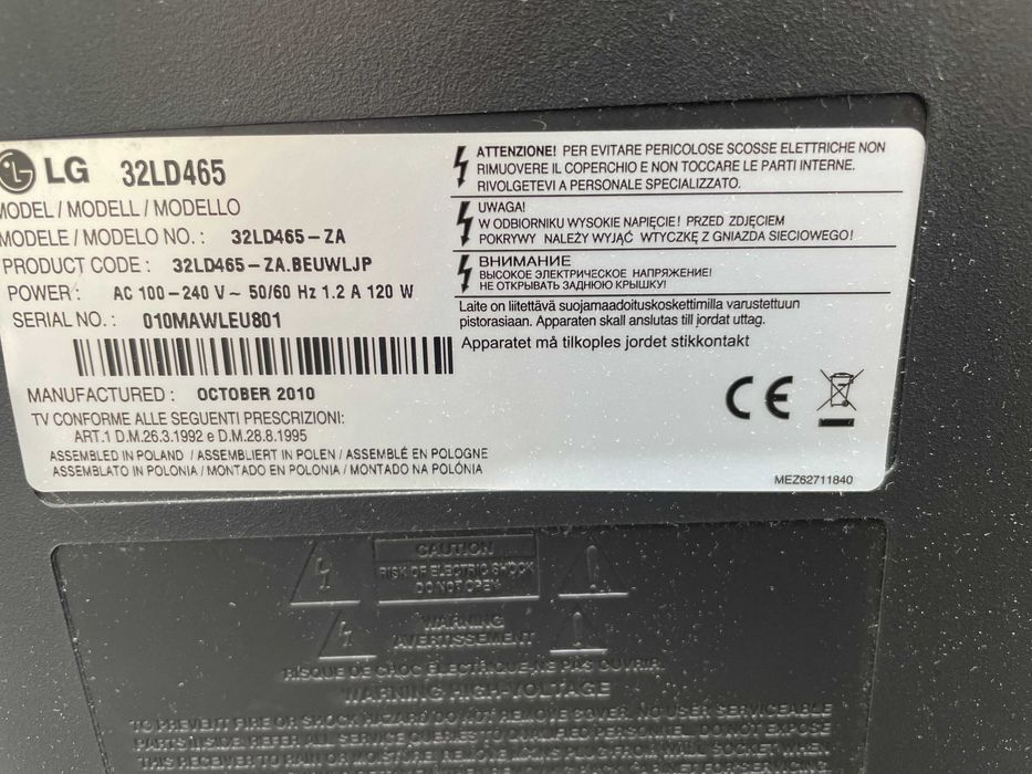 televizor lg defect model 32LD465 televizor lg defect televizor lg