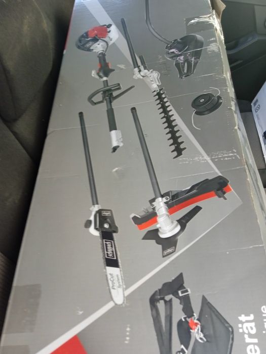 Промо -Моторнa бензинова коса тример  Scheppach 5v1  ,+Подарък резерве