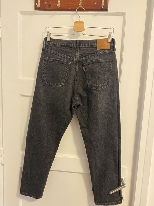 Blugi Levi’s 501 Crop gri inchis