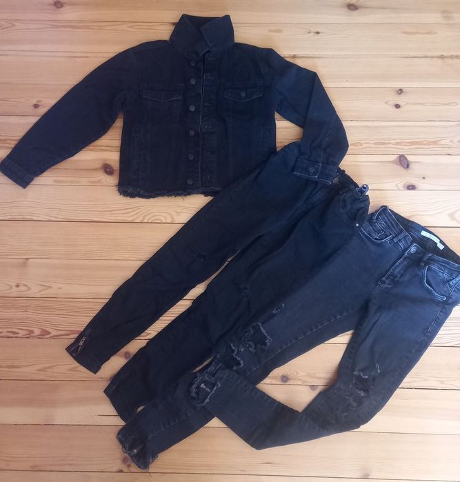 НОВИ!Оригинални Nike долнище и блуза и др.качествени дрешки р-р 152 см