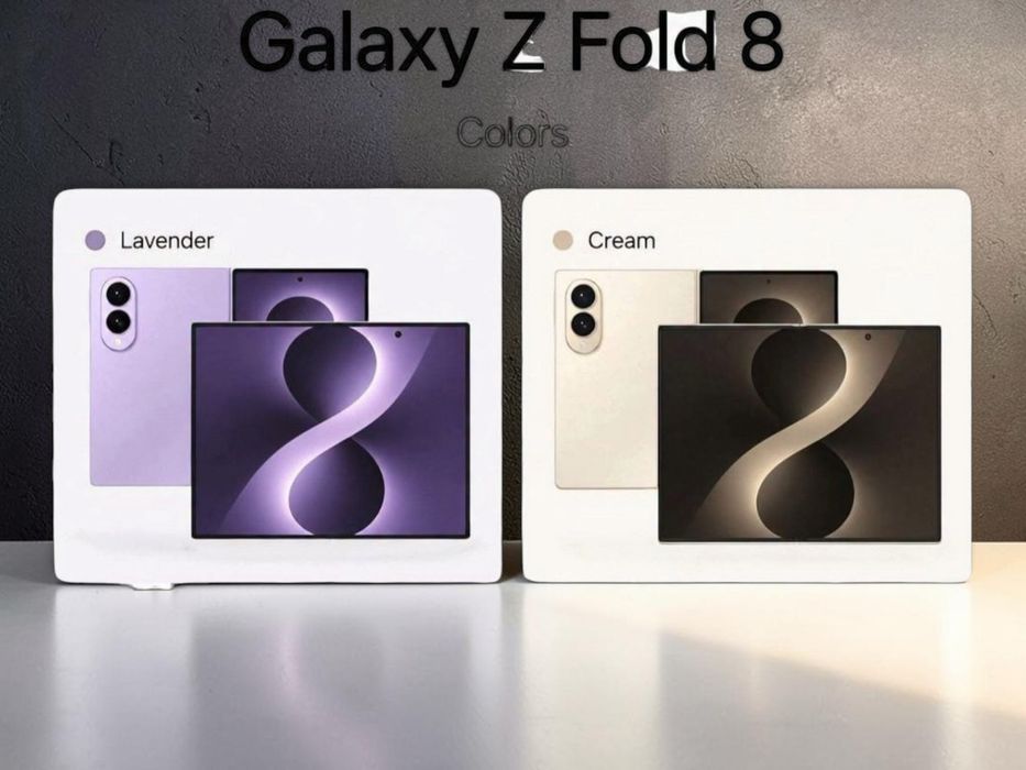 Samsung Galaxy Z Fold 8 5G 256GB Graphite / Cream / Lavender ЧИСТО НОВ! Неразпечатан! 2г. Гаранция!