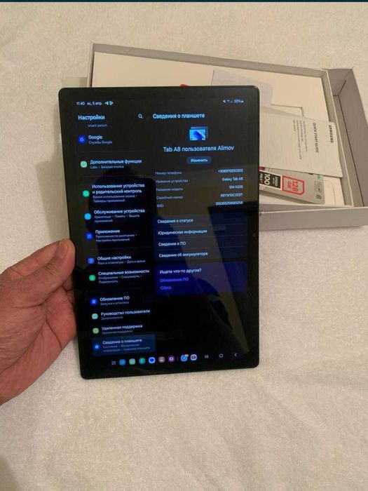 Samsung Tap A 8 sotiladi srochna Narxi 125$