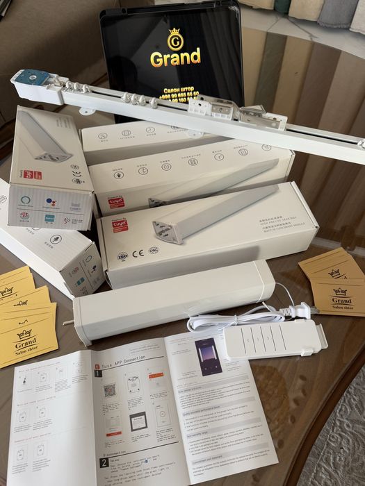 умные карниз электронный с установками smart karniz ornatib berish